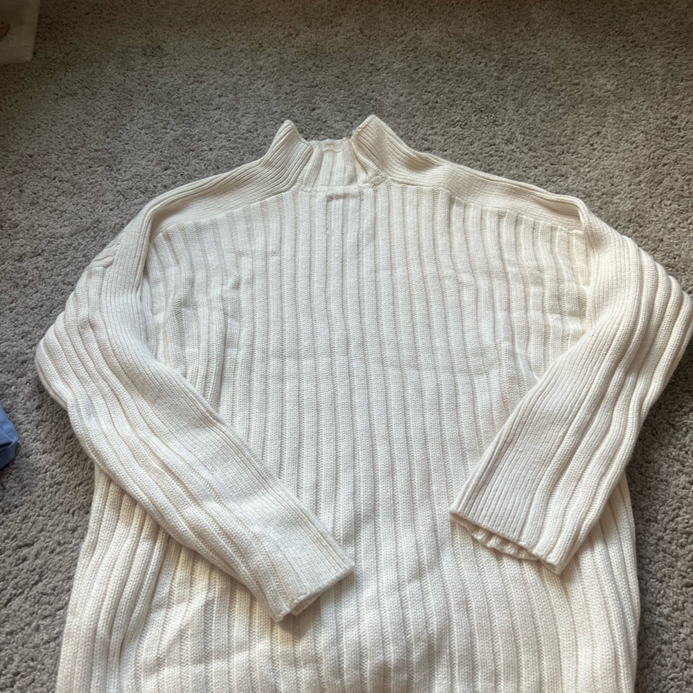 Abercrombie & Fitch Off-White Knit Sweater size XL